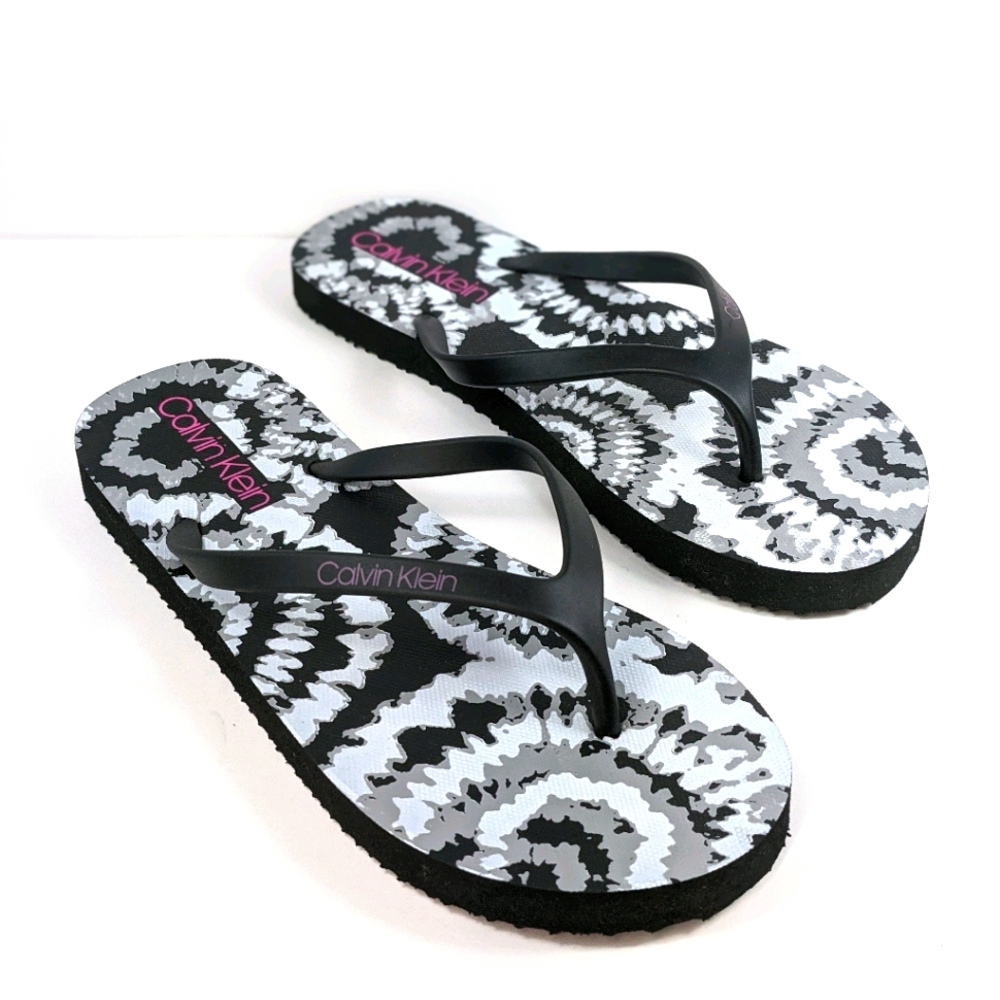 Calvin Klein flip flops